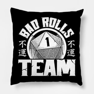 RPG - Bad Rolls Team Pillow