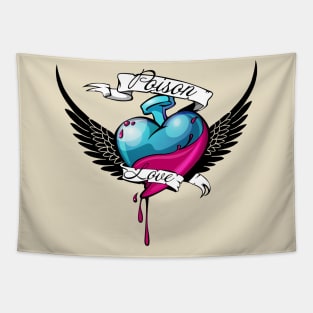 Poison Love bottle Tapestry