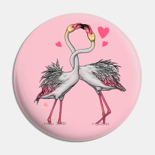 Love birds Pin