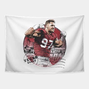 Nick Bosa San Francisco Vegas Bound Tapestry