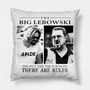 There Are Rules  /// Big lebowski Pillow