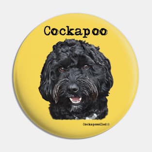 Black Cockapoo / Spoodle and Doodle Dog Pin