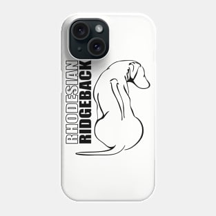 Rhodesian Ridgeback profile dog gift idea Phone Case