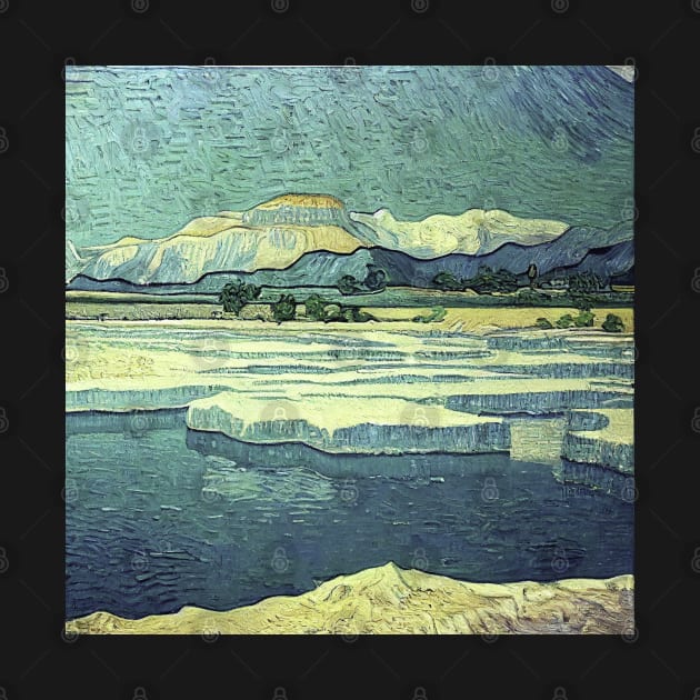 Pamukkale in Van Gogh's style by Classical