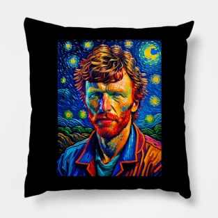 Steve Winwood at starry night Pillow