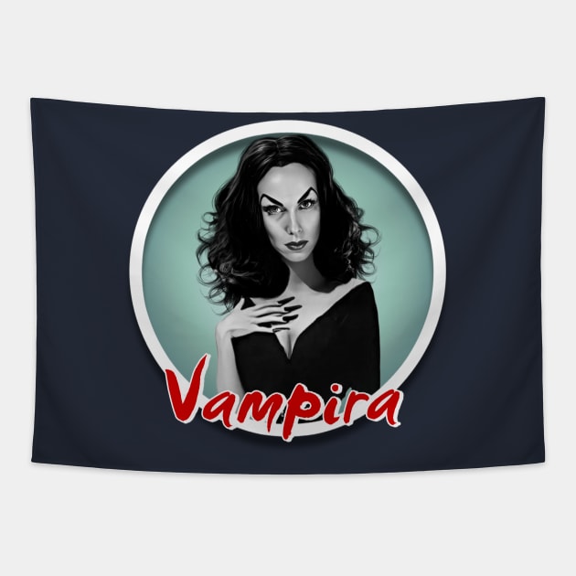 Vampira Tapestry by Zbornak Designs