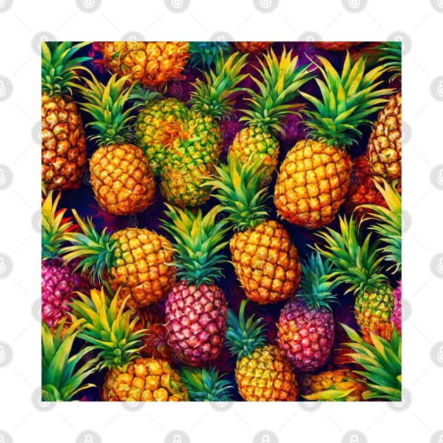 Pineapple In Pride Rainbow by justrachna