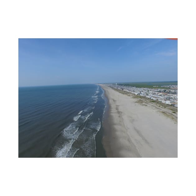 Ocean City NJ Beach from a Drone by PugDronePhotos