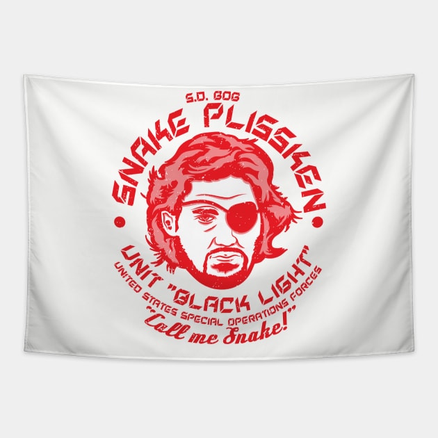 Bob Snake Plissken Tapestry by carloj1956