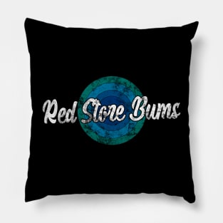 Vintage Red Store Bums Pillow