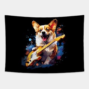 corgi guitar Tapestry