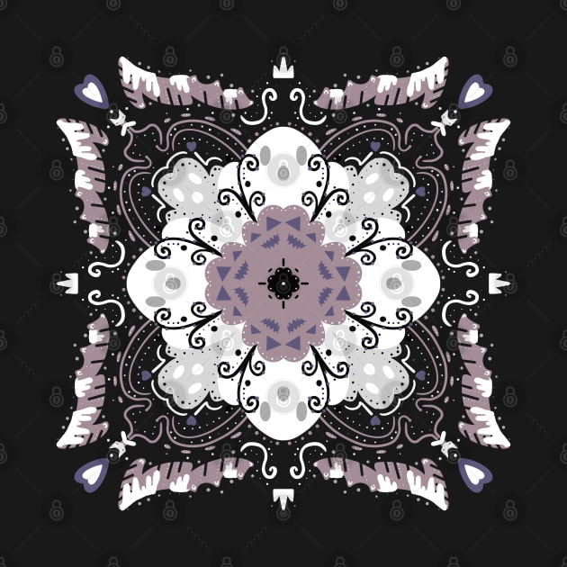 Chilly Ghosts Mandala by The3rdMeow