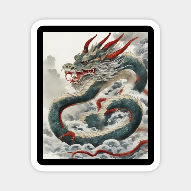 Zodiac Dragon Magnet by animegirlnft