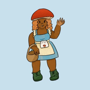 Mush girl with basket T-Shirt