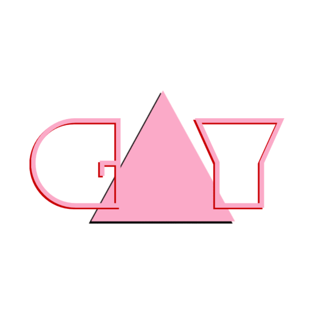 Gay - Pink Triangle by DiaperedFancy