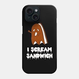 I Scream Sandwich! Cute and Spooky Ice Cream Phone Case