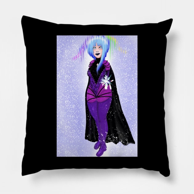 Snow Queen Pillow by Witchvibes