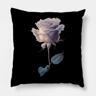 Rose In Watercolor Pillow