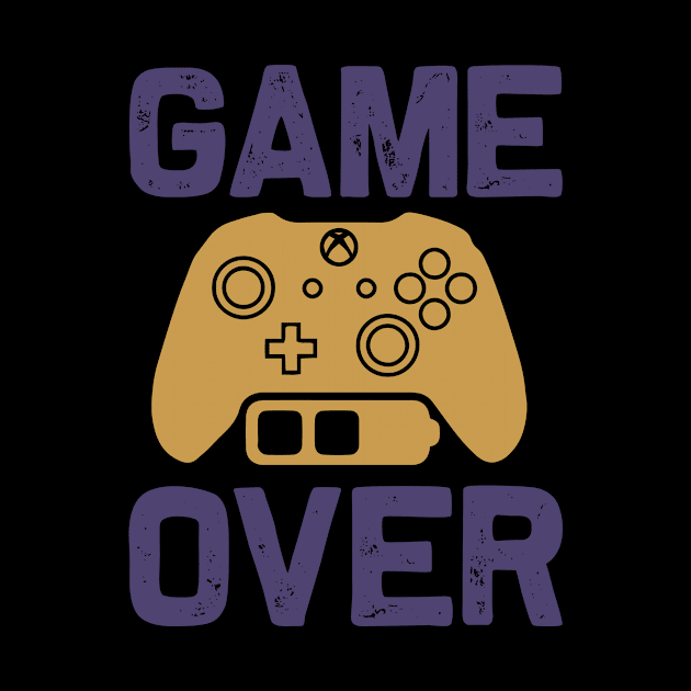 Computer game - Game over by APuzzleOfTShirts