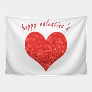 happy valentines t-shirt Tapestry