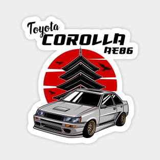 Toyota Corolla AE 86 Magnet