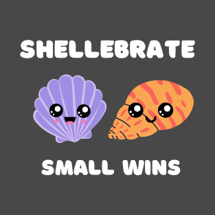 Animal pun shellebrate small wins T-Shirt