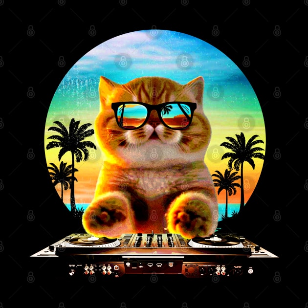 Dj house cat by clingcling