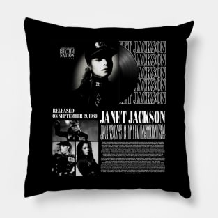 Janet Jackson Rhythm Nation 1814 Pillow