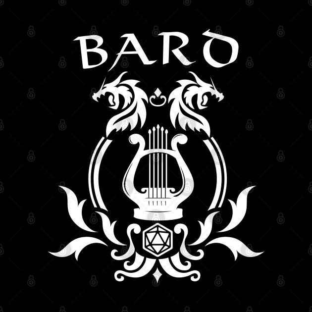 DnD Bard Class Symbol Print by DungeonDesigns