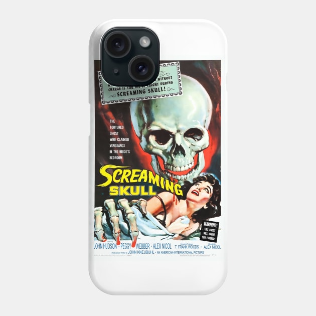 The Screaming Skull Phone Case by RockettGraph1cs