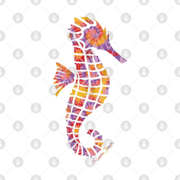 Sunset Seahorse by artsytoocreations