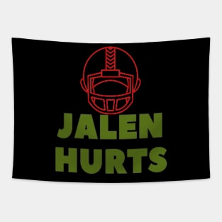 Football Player Helmets Tapestry