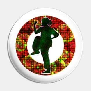 Tai Chi Posture Over Woven Ring Pin