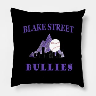 Colorado Rockies Blake Street Bullies Design Pillow