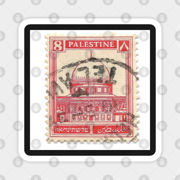 Palestine stamp, 1930s Magnet by rogerstrawberry