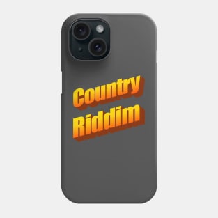 Country Riddim Word Art Phone Case