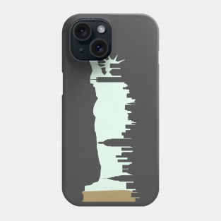 New York Statue of Liberty Skyline Phone Case