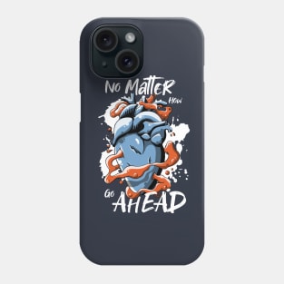 Go ahead wounded heart Phone Case