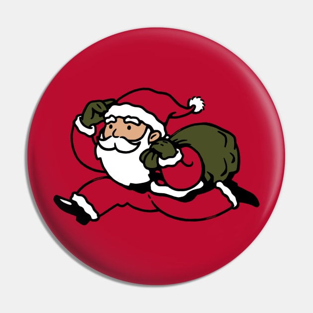 Santa Claus Shirt Monopoly Mascot Pin by vo_maria