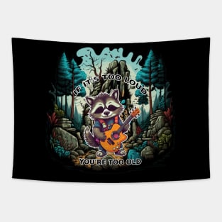 Get Ready To Rock With This Epic Forest Stage Tapestry