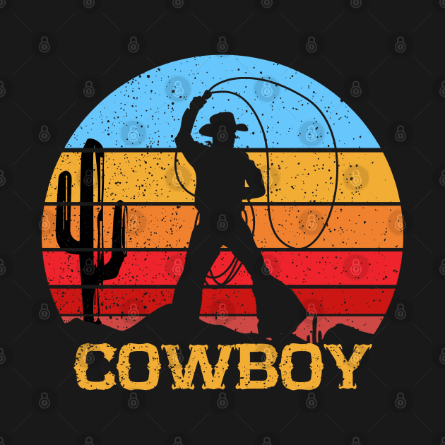 Cowboy Retro Vintage by DARSHIRTS