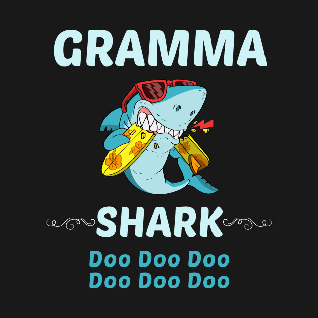 Discover Family Shark 1 GRAMMA - Gramma - T-Shirt