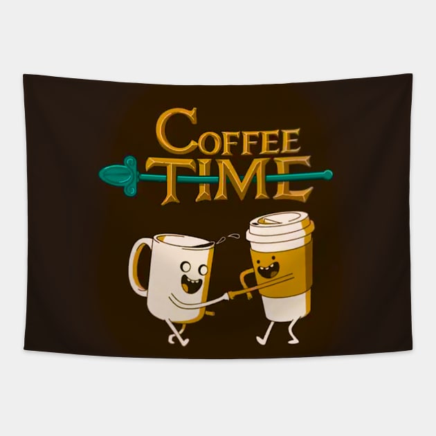 Coffee Time Tapestry by Boztik-Designs