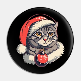 Cute Kitty Xmas Pin