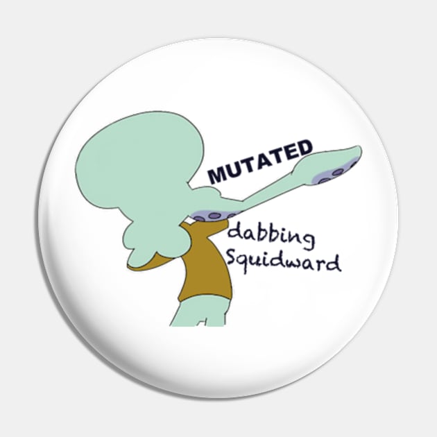 Mutated Dabbing Squidward Pin by BriLovesCookies