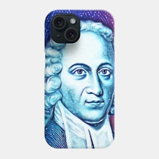 Jonathan Edwards Snowy Portrait | Jonathan Edwards Artwork 13 Phone Case