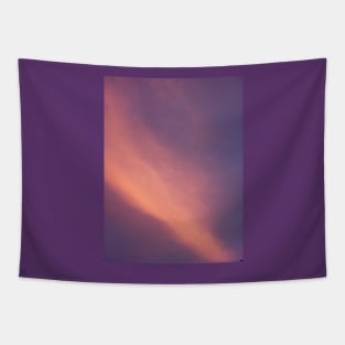 Sunset Pink Purple Sky | Blue | Clouds Photo Tapestry