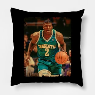 Larry Johnson - Vintage Design Of Basketball Pillow