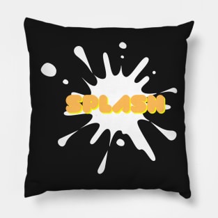 Blue Splash Pillow