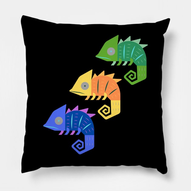 Chameleon Pillow by Cachorro 26